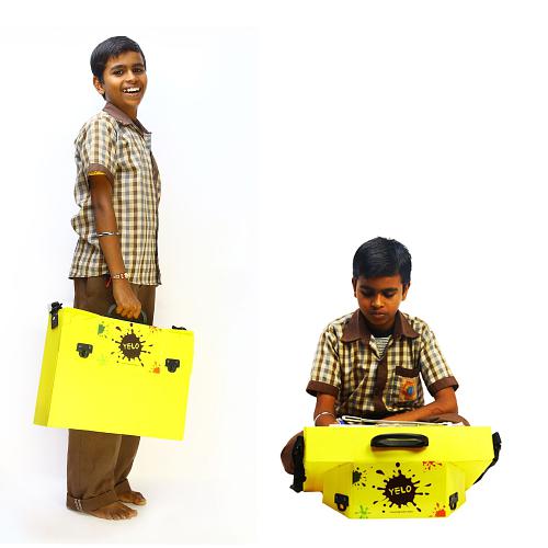 YELO - A Revolutionary Solar powered School Bag that converts into a Desk