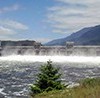 22 000 MW Leistung produzieren die Wasserkraftwerke im Delta des Columbia Rivers im Nordwesten der USA. Im Bild: Eine Staumauer des weitverzweigten Staustufensystems.  © Fraunhofer IOSB / Steffi Naumann