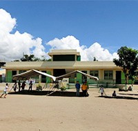 The fully-repaired school.