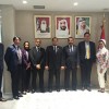 HE Moez Al Fahim, Charge d’Affaires, UAE Embassy in Japan with Ibrahim Aljanahi, Deputy CEO of Jafza and his team at the UAE Embassy in Tokyo