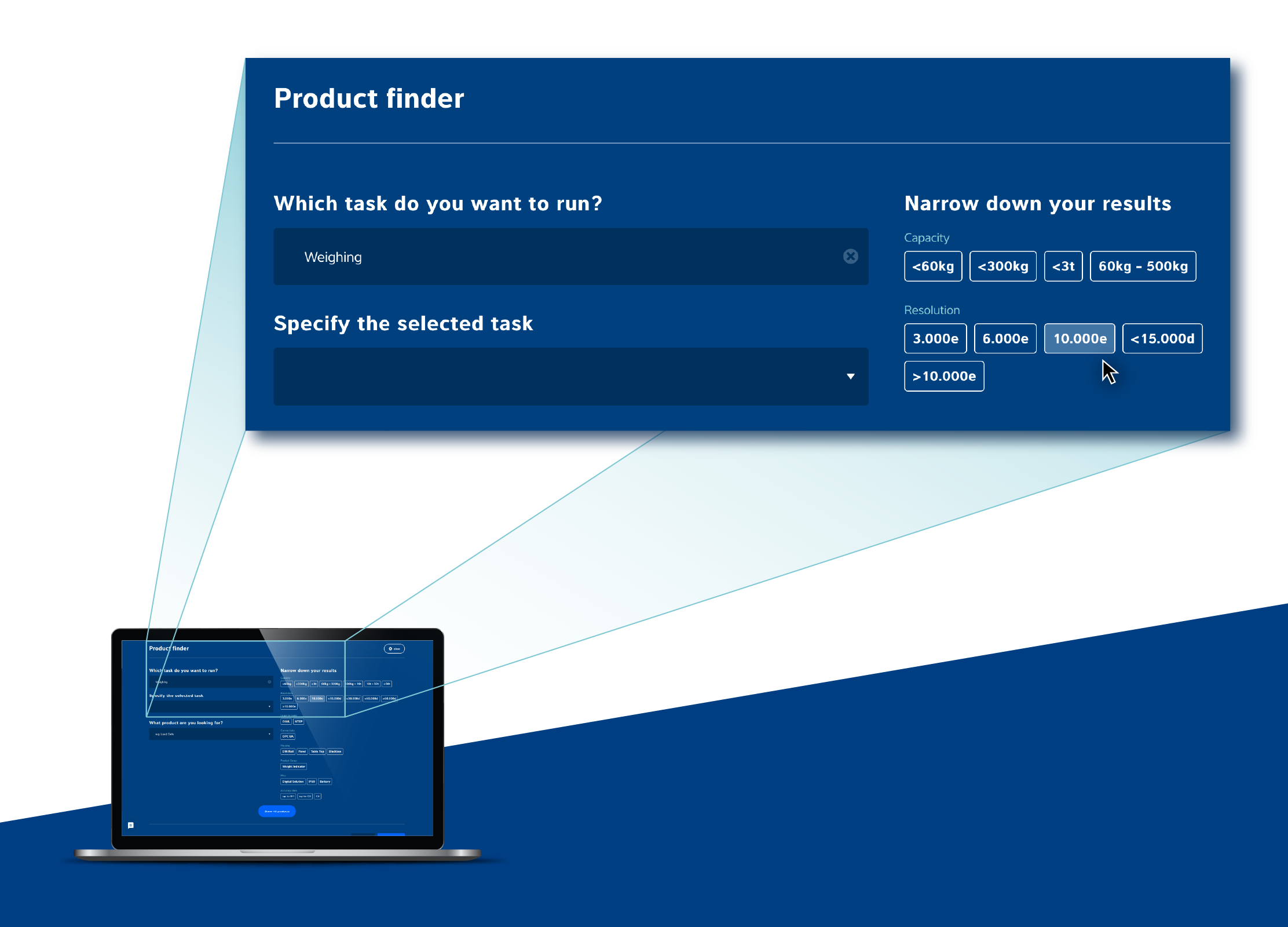 Minebea Intec Aktion Press Release Content Product Finder MacBook 556x400px EN4x