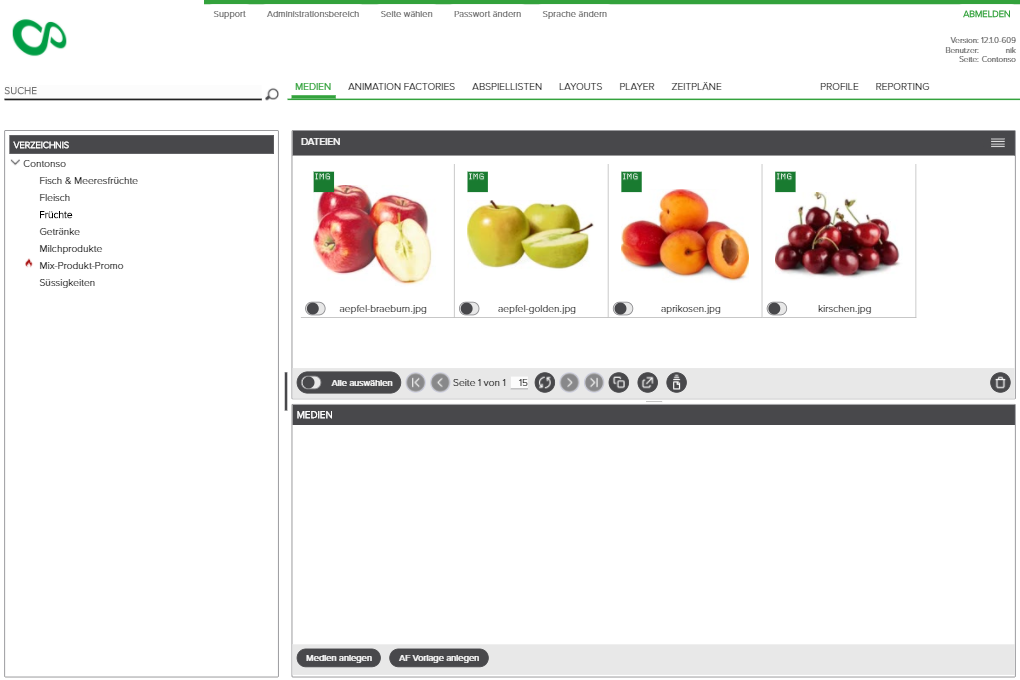 screenFOODnet neues design version 12.1