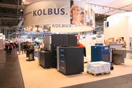 Kolbus booth at IPEX 2010